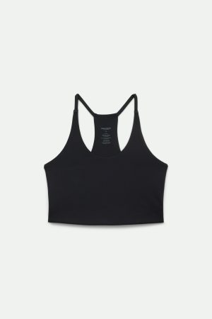 Black Cleo Halter Bra