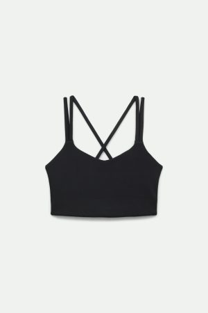 Black Noah Strappy Bra