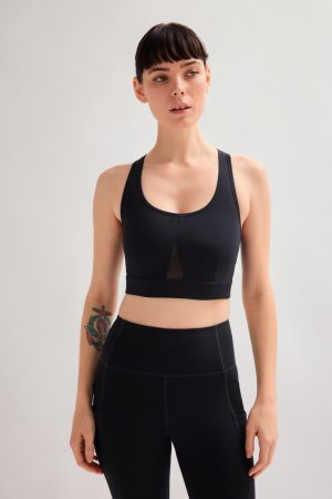 Black Paloma Mesh Bra