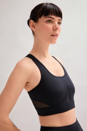Black Paloma Mesh Bra