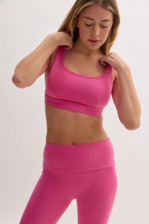 Dragonfruit Holly Foldover Bra