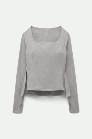 Coyote ReSet High-Low Long Sleeve Top