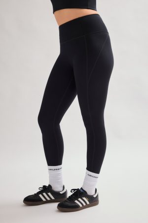 Black Compressive High-Rise Legging