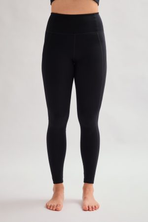 Black Compressive High-Rise Legging