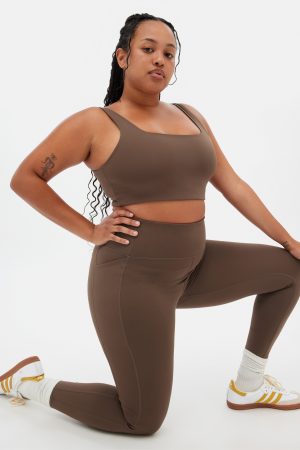 Café Compressive Pocket Legging