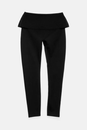 Black Foldover Legging