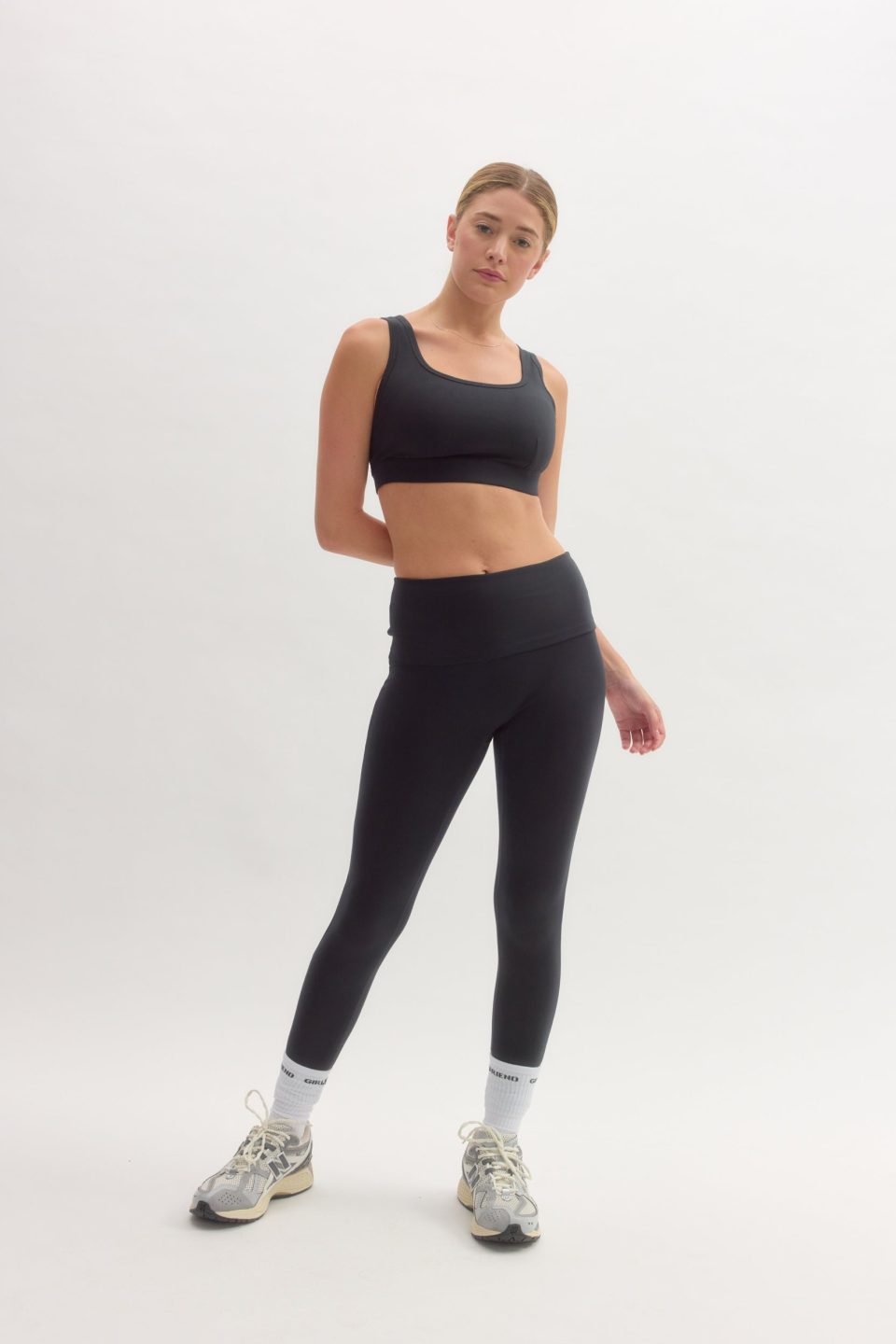 Black Foldover Legging