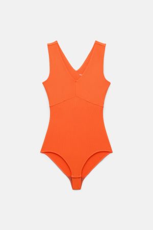 Crush Amelia V-Neck Bodysuit