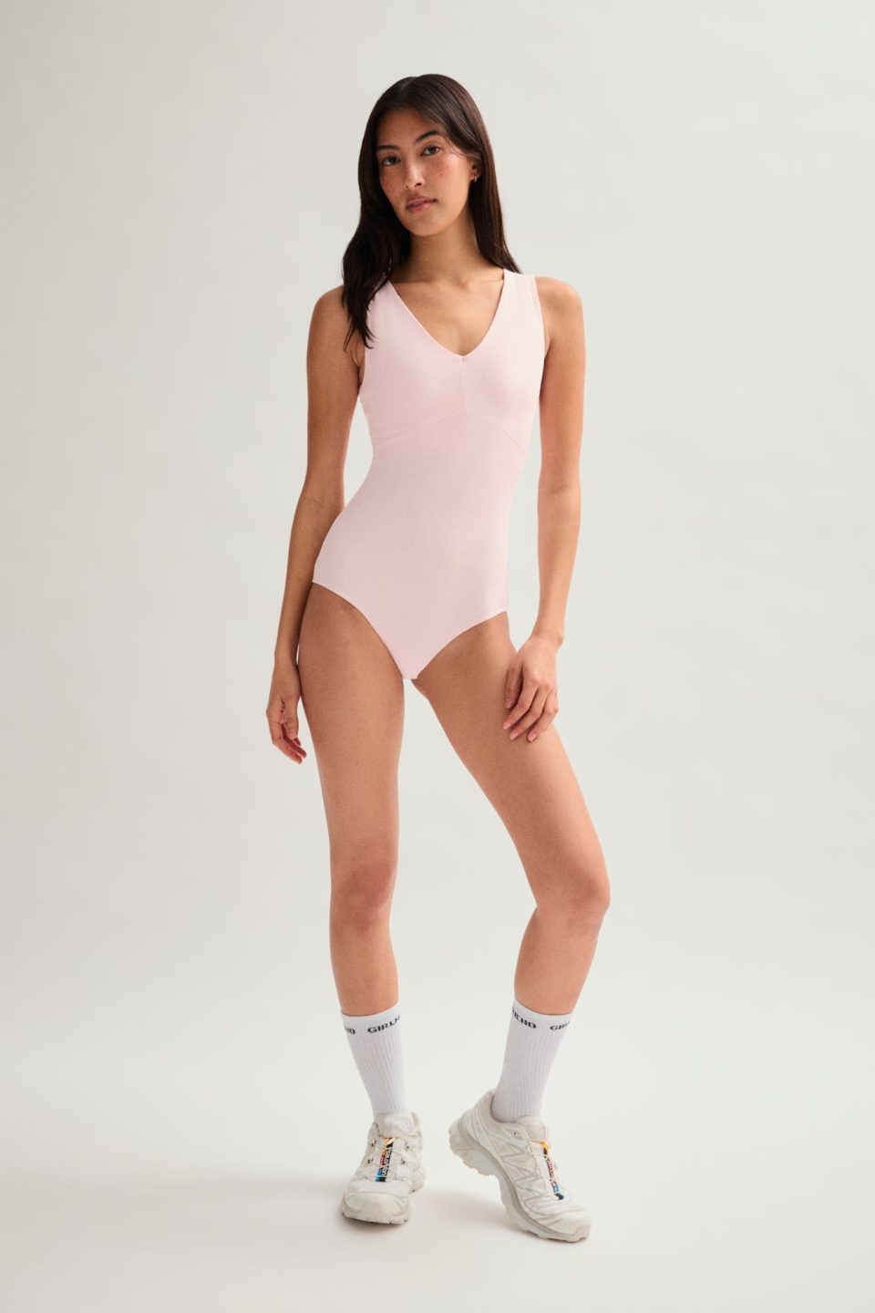 Gumdrop Amelia V-Neck Bodysuit