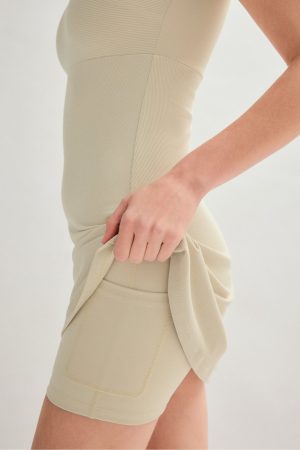 Marble Lucia Sleeveless Mini Dress