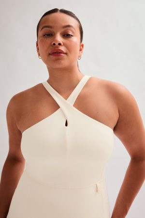 Daisy Becca X Neck Dress