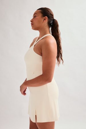 Daisy Becca X Neck Dress