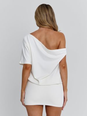 NAYLA MINI DRESS WHITE