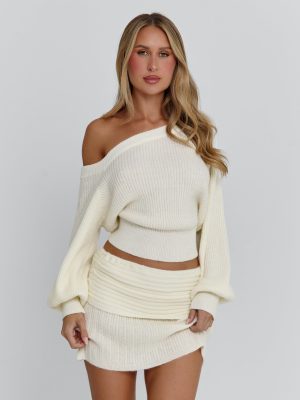 ORENA MINI SKIRT IVORY