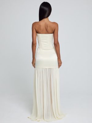 ROWNA MAXI DRESS IVORY