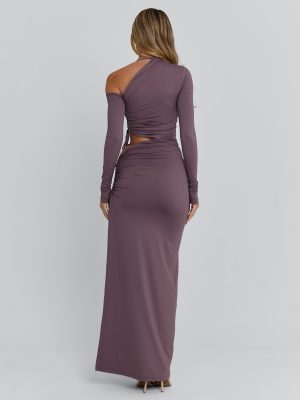 SERAYA MAXI DRESS MAUVE