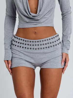 ZAYANA SHORTS GREY MARLE